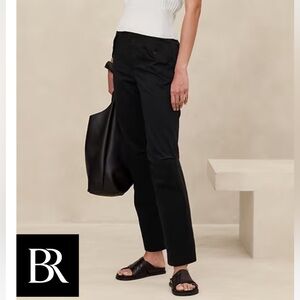 NWT Banana Republic AUTHENTIC CHINO GIRLFRIEND PANTS Button Cargo Size 6